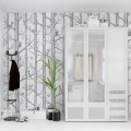 Tapeta Ptaki w Drzewach - White 2.jpg