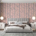 Tapeta Ptaki w Drzewach - Rosegold 4.jpg