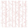 Tapeta Ptaki w Drzewach - White Pink - Detal 1.jpg