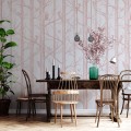 Tapeta Ptaki w Drzewach - White Pink 4.jpg