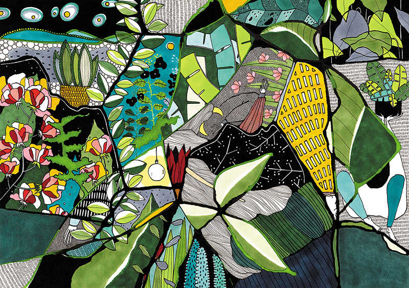 Kompozycja lustrzane odbicie